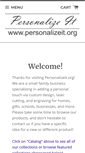 Mobile Screenshot of personalizeit.org